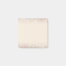 Modernes Pastell Sparkling Gold Silver Ombre Platz Post-it Klebezettel