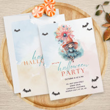 Modernes pastellfarbenes rosafarbenes Halloween-Pa