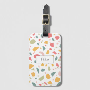 Modernes Pastellmuster Gepäckanhänger