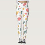 Modernes Pastellmuster Leggings<br><div class="desc">Pastellfarbene Terrazzo modernes Design. Vollständig anpassbar: Sie können die Farbmuster ändern,  wenn Sie möchten.</div>