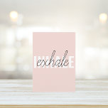 Modernes, pastellrosa, atemberaubendes Zitat Feiertagskarte<br><div class="desc">Modernes,  pastellrosa,  atemberaubendes Zitat</div>