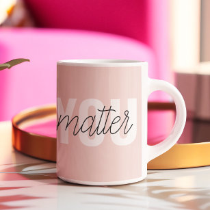Modernes, pastellrosa Pink zählt zu den Inspiratio Kaffeetasse
