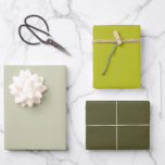Modernes Perldunkel Apfelgrün, Solid Color Chic Geschenkpapier Set<br><div class="desc">Ein schönes,  solides Set in Triofarben,  hellgrün und dunkelgrün. Ein Kompliment an Ihre Geschenke für jeden besondere Anlass,  jede Veranstaltung oder Feiertage.</div>