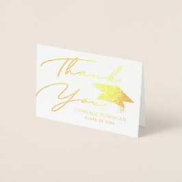 Modernes Personalisiert Graduate Name Foto Vielen Folienkarte