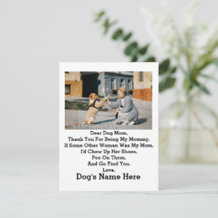 Modernes Personalisiert Hunde Mama Mothers Day Fot