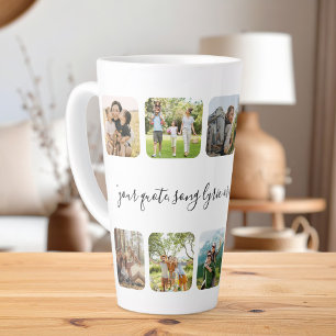 Modernes Personalisiertes Angebot für Fotosammlung Milchtasse