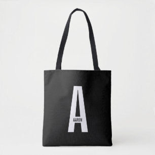 Modernes Personalisiertes Fettmonogramm und Name