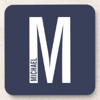 Modernes Personalisiertes Fettmonogramm und Name