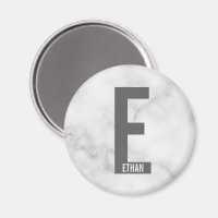 Modernes Personalisiertes Fettmonogramm und Name