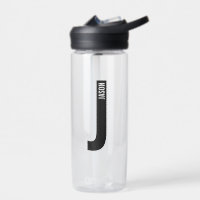 Modernes Personalisiertes Fettmonogramm und Name