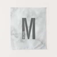 Modernes Personalisiertes Fettmonogramm und Name