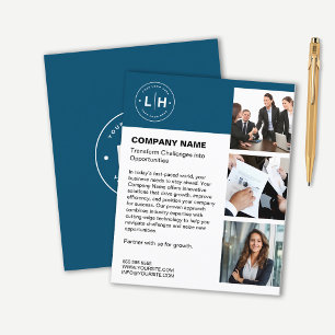 Modernes Personalisiertes Geschäft Flyer