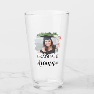 Modernes Personalisiertes Graduate Foto Glas