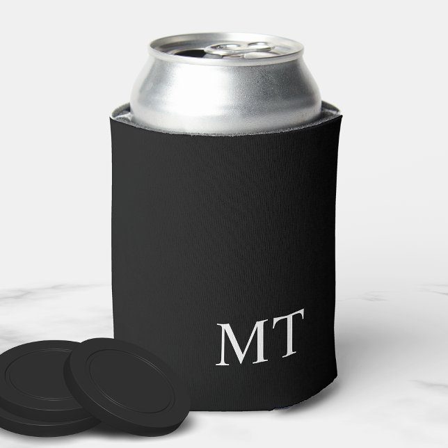 Modernes Personalisiertes Monogramm Dosenkühler (Von Creator hochgeladen)