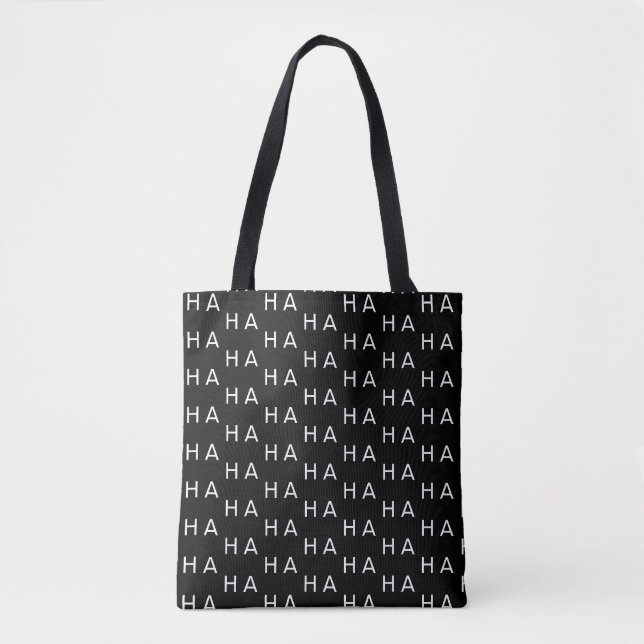 Modernes personalisiertes Monogramm in Schwarzweiß (Vorderseite)