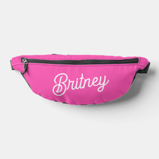 Modernes, Personalisiertes Monogramm mit Hot Pink Bauchtasche