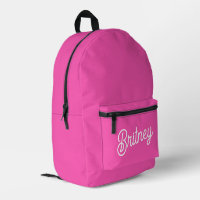 Modernes, Personalisiertes Monogramm mit Hot Pink 