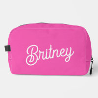 Modernes, Personalisiertes Monogramm mit Hot Pink 