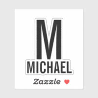 Modernes Personalisiertes Monogramm und Name