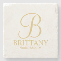 Modernes Personalisiertes Monogramm und Name Bride