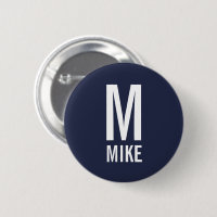 Modernes Personalisiertes Monogramm und Name