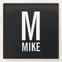 Modernes Personalisiertes Monogramm und Name