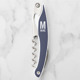 Modernes Personalisiertes Monogramm und Name Kelln Kellnermesser
