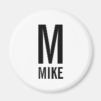 Modernes Personalisiertes Monogramm und Name