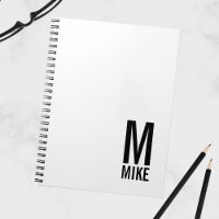 Modernes Personalisiertes Monogramm und Name