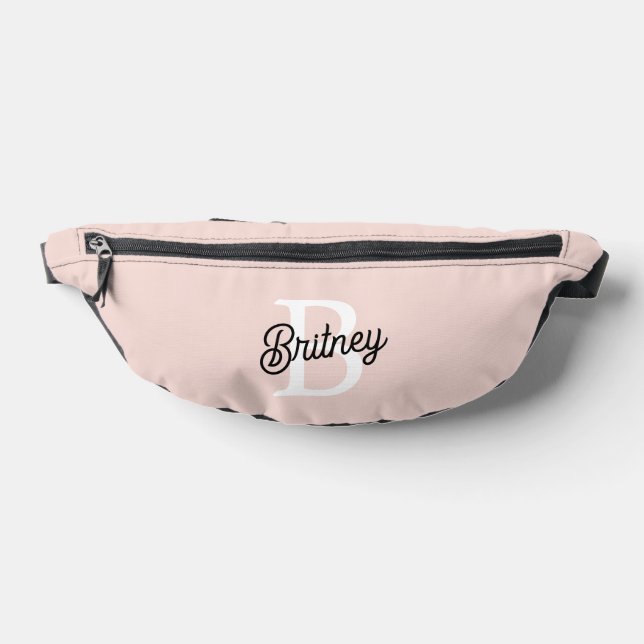 Modernes Personalisiertes Monogramm und Name Paste Bauchtasche (Ablage )