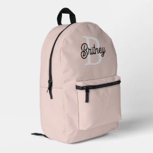 Modernes Personalisiertes Monogramm und Name Paste Bedruckter Rucksack