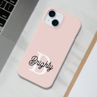 Modernes Personalisiertes Monogramm und Name Paste