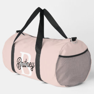 Modernes Personalisiertes Monogramm und Name Paste Duffle Bag