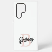 Modernes Personalisiertes Monogramm und Name Paste