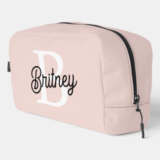Modernes Personalisiertes Monogramm und Name Paste Waschbeutel
