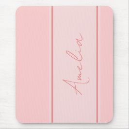 Modernes Personalisiertes Rosa Mousepad