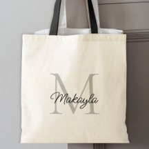 Modernes Personalisiertes Schwarzes Monogramm