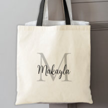 Modernes Personalisiertes Schwarzes Monogramm