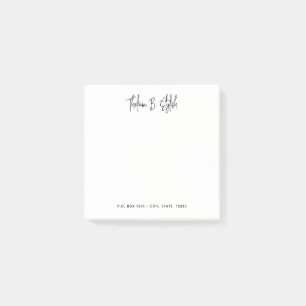 Modernes, Personalisiertes Skript Post it Notes Post-it Klebezettel