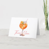 Modernes Pink Aperol Spritz Brautparty