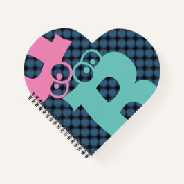 MODERNES PINK BLAU Aquamarines NIEDLICHES NOTEBOOK Notizbuch