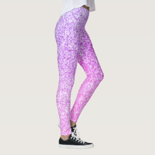 Modernes Pink Glitzer Glitzern Geschenk Leggings