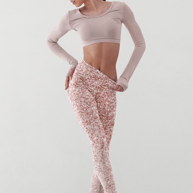 Modernes Pink Glitzer Glitzern Geschenk Leggings (Von Creator hochgeladen)