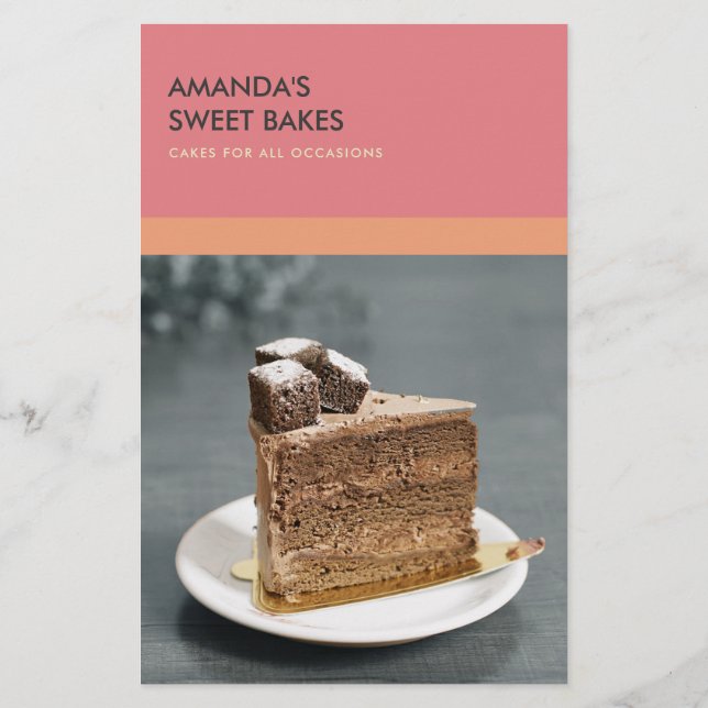 MODERNES PINK PEACH FOTO TEMPLATE CLASSES WORKSHOP FLYER (Hinten)