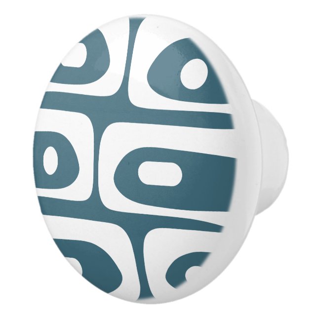 Modernes Piquet mit Minimalistischem Retro-Muster  Keramikknauf (Rechts)