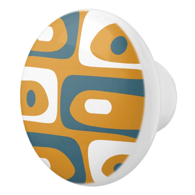 Modernes Piquet mit Minimalistischem Retro-Muster  Keramikknauf (Rechts)