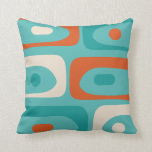 Modernes Piquet-Muster aus der Mitte des Jahrhunde Kissen