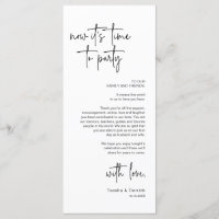 Modernes Place Setting Dinner Party Danke Karte