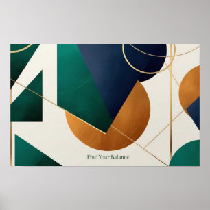 Modernes Plakatminimalistisches mit überlappendem  Poster