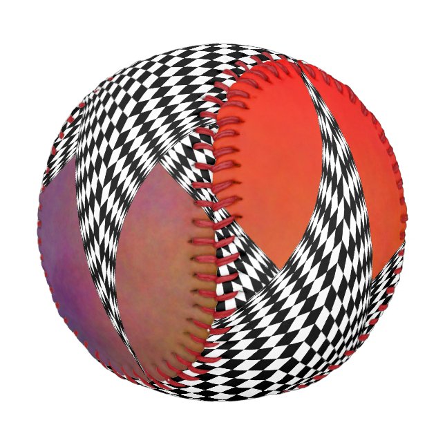 Modernes Plasma von Kenneth Yoncich Baseball (Schrägansicht)